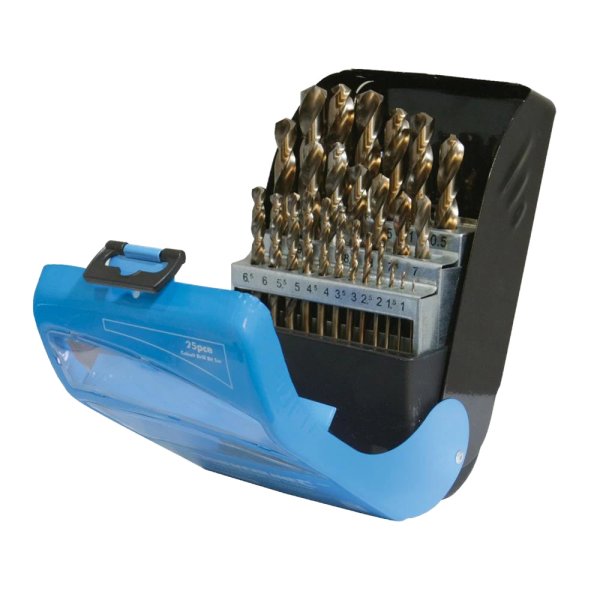 Silverline Cobalt Drill Bit Set 19pce 1 - 10mm