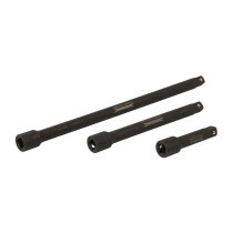 Silverline Impact Extension Bar Set 3/8″ 3pce 75, 150 & 250mm