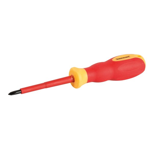 Silverline VDE Soft-Grip Electricians Screwdriver Phillips PH1 x 80mm