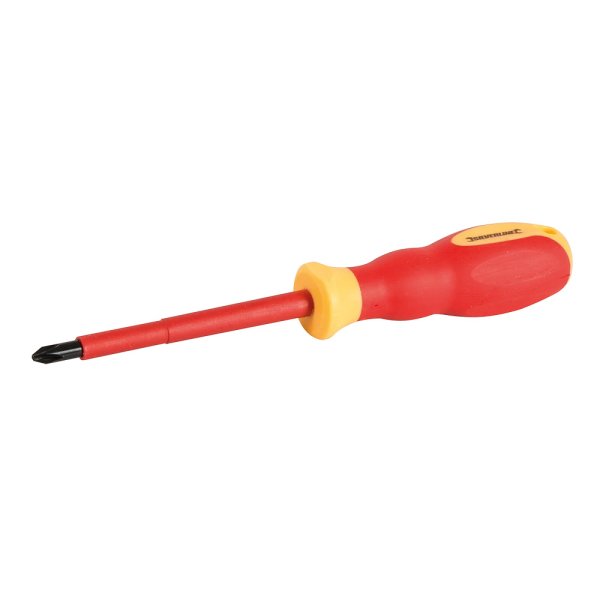 Silverline VDE Soft-Grip Electricians Screwdriver Phillips PH2 x 100mm