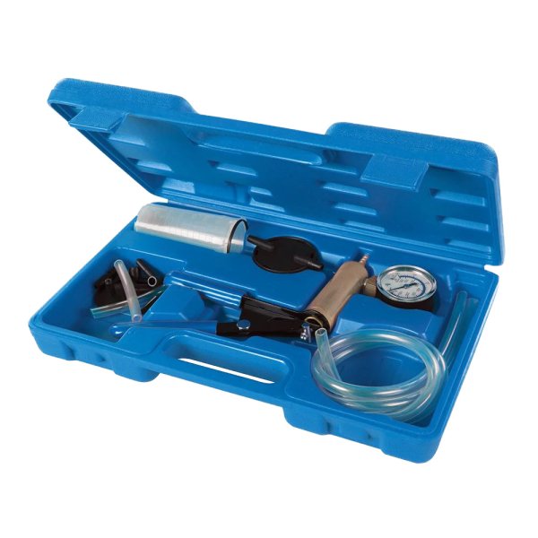 Silverline Vacuum Tester & Brake Bleeding Kit 16pce