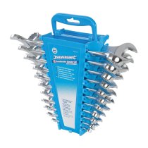 Silverline Combination Spanner Set 22pce 6 - 22mm & 1/4 - 7/8″