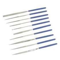 Silverline Diamond Needle File Set 10pce