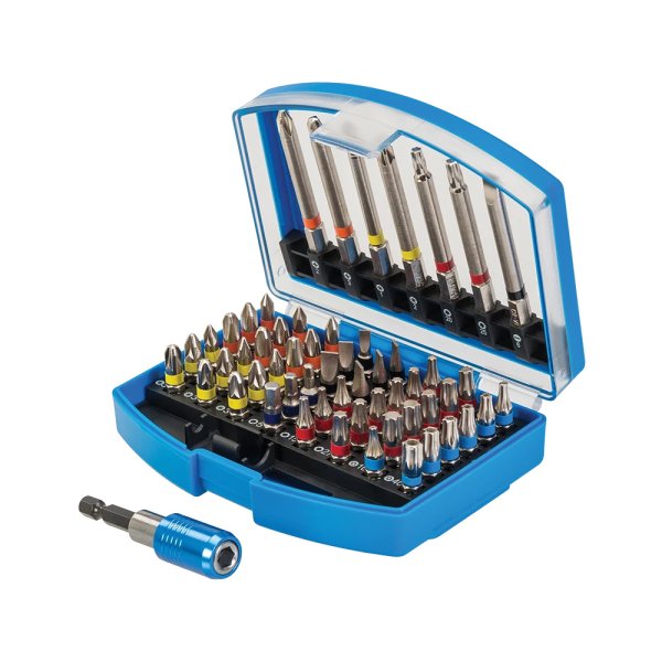 Silverline Colour-Coded Bit Set 56pce