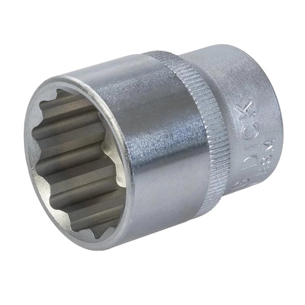 King Dick Socket SD 1/2" Metric 12pt 25mm