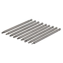 Silverline Extra-Long Power Bit Set 9pce 150mm