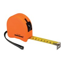 Silverline Hi-Vis Contour Tape8m / 26ft x 25mm