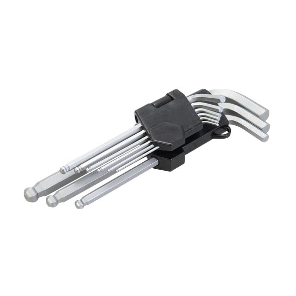 King Dick Hex Key Long Ball End Set Metric 9pce 1.5 - 10mm