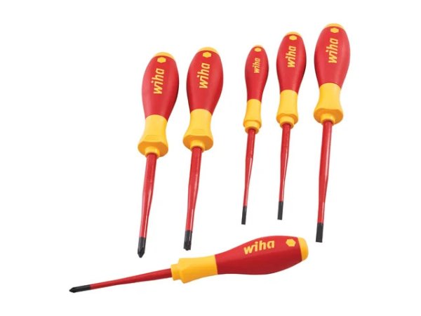 Wiha 6 Piece Slimfix VDE Screwdriver Set